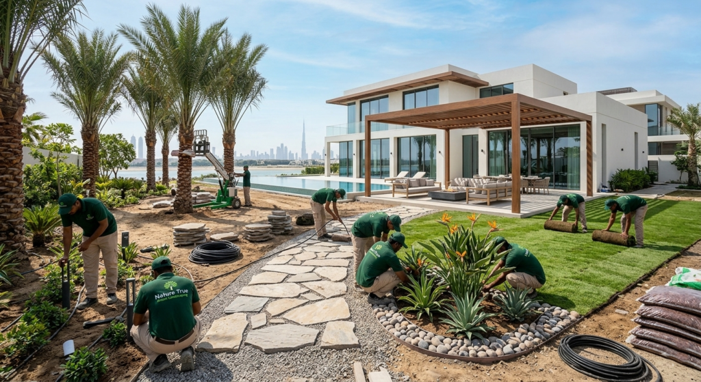 Why Professional Landscape Installation Is Important in Dubai