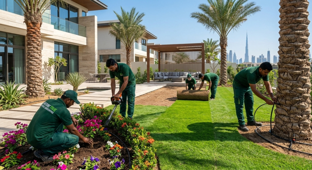 Our Professional Garden Landscaping Services in Dubai