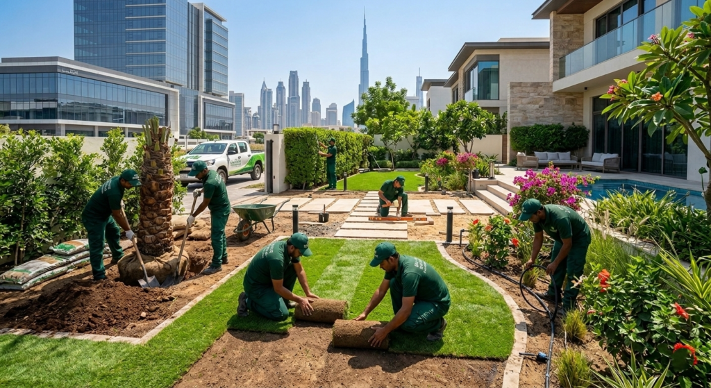 Our Outdoor Landscaping Services in Dubai