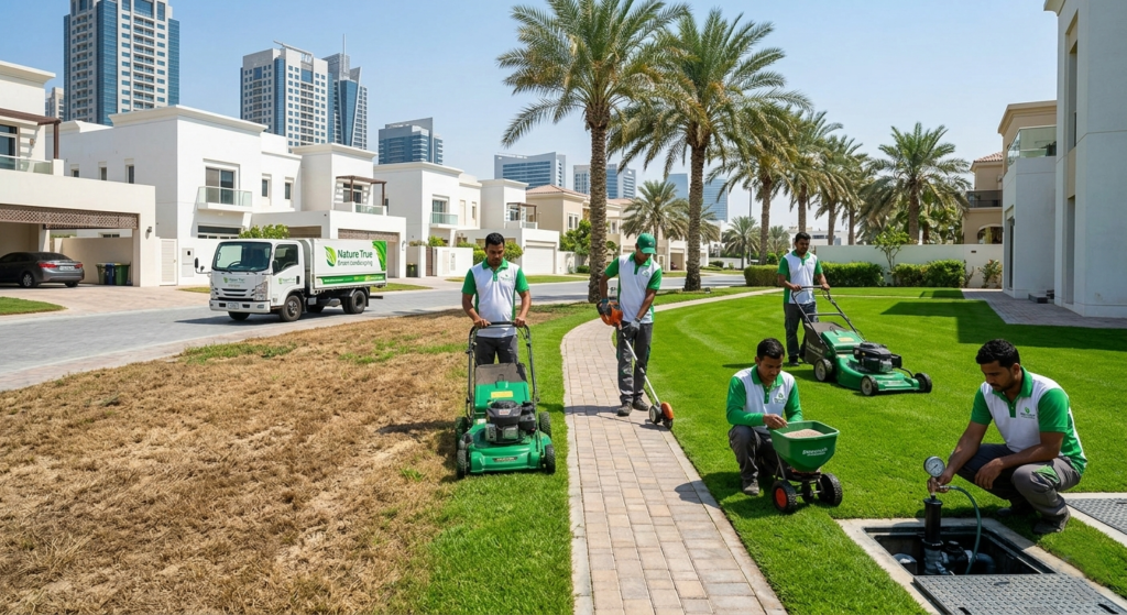 Professional Lawn Care Is Important in Dubai