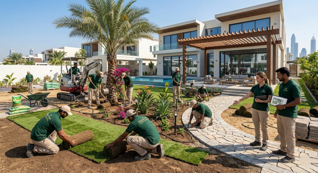Premium Landscape Installation Dubai for Luxury Properties